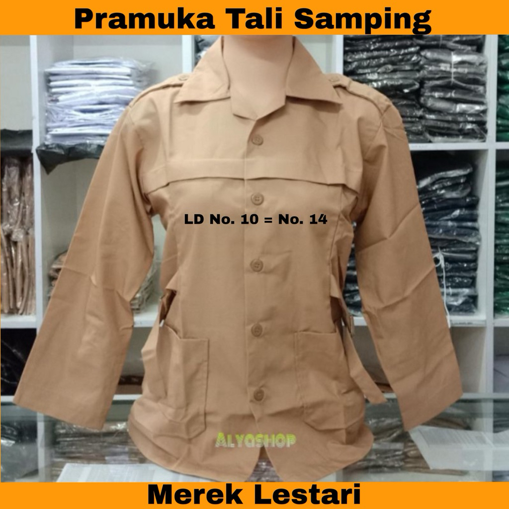 Seragam Baju PRAMUKA Penggalang Perempuan SD SMP SMA Tali Samping