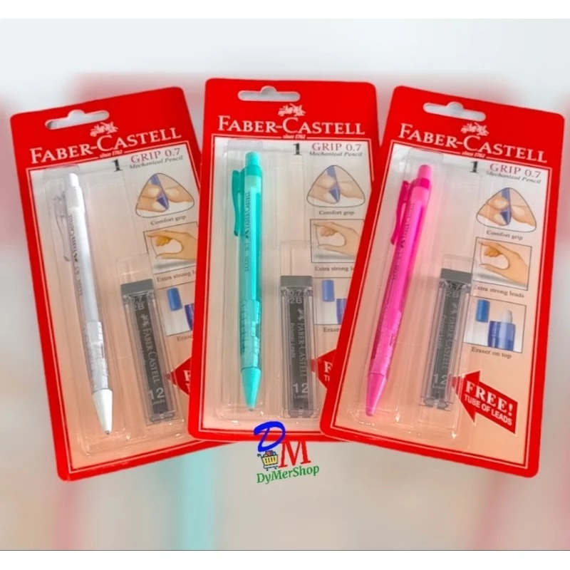 

Pensil mekanik Grip 0,7 Econ Faber castell set Pencil + lead Packing Pinsil dan Isiannya Ori 100% Original Asli Authentic
