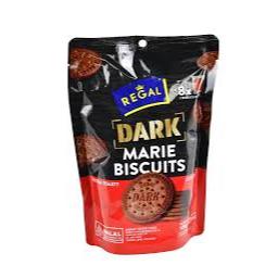 

BISKUIT REGAL DARK MARIE BISCUITS POUCH 120GR LESS SWEET