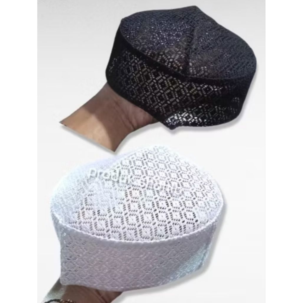 Peci aldan jaring motif