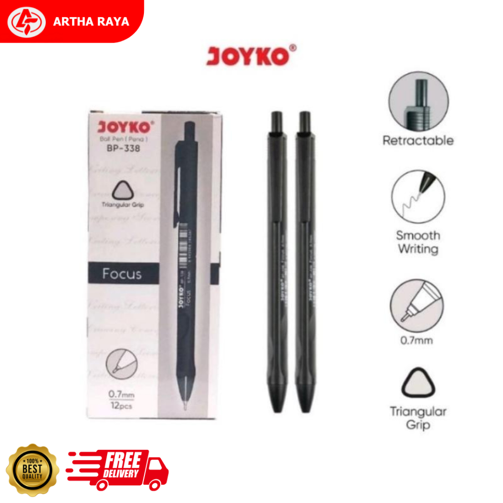 

Pena Ballpen JOYKO VOCUS BP-338 (Isi 12)