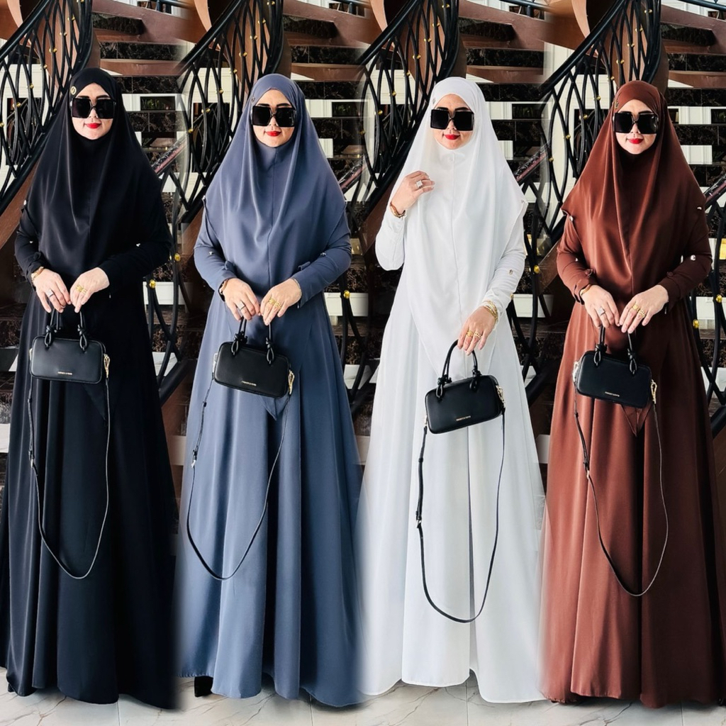 BISA COD II ANISA SET HIJAB BY ASMARYAM GAKLERY MARYAM SETT FRENCH KHIMAR EDISI UMROH BEST SELLER TE
