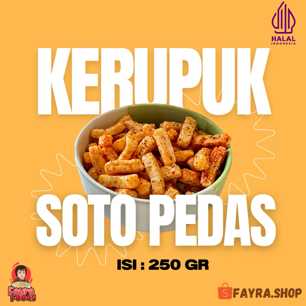 

KERUPUK SOTO NIKMAT KERUPUK SOTO JADUL