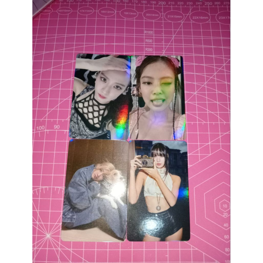 photocard unofficial hologram blackpink
