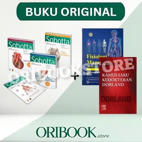 ORIGINAL PAKET BUKU ATLAS SOBOTTA EDISI 25 FISIOLOGI SHERWOOD KAMUS KEDOKTERAN DORLAND