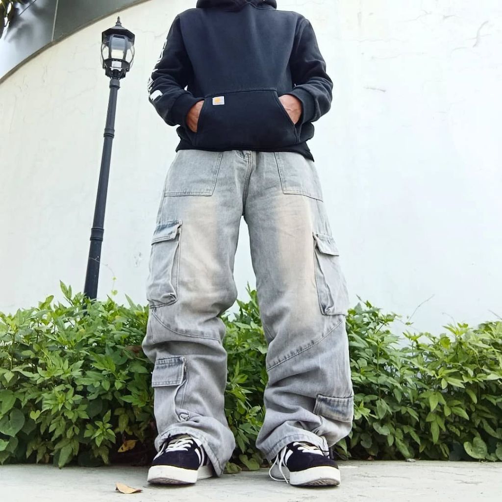 Y2K CARGO BAGGY JEANS