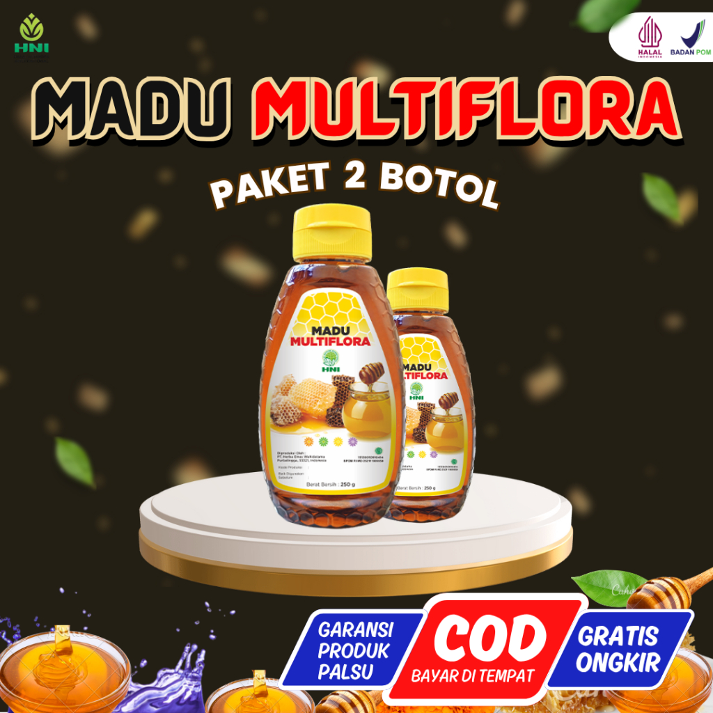 

Madu multiflora mady multyflora | kesehatan recovert racun stamina tubuh flu antibitotik HNI HPAI