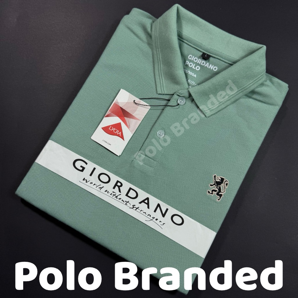 original polo branded - kaos polo pria grdano coksu lion mini premium