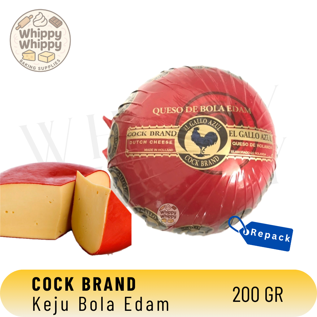 

Keju Edam Bola Utuh AYAM EMAS 200 GR - Edam Cheese Ball