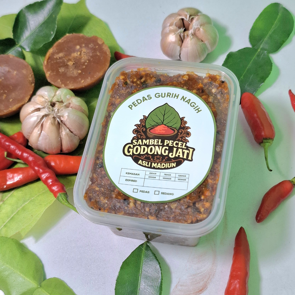 

Sambel Pecel Asli Madiun Pedas Gurih Bikin Nagih Kemasan 250gr-1kg