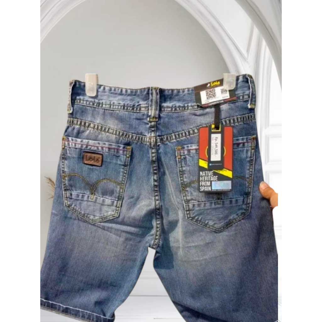 CELANA PENDEK PRIA JEANS LOIS / Celana Pendek Pria Lois Original 100%