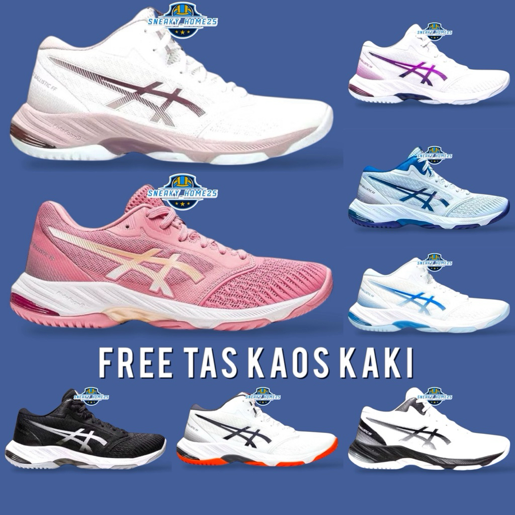 SEPATU VOLLY WANITA ASICS NETBUNER SUPER PREMIUM GRADE OR1 UNISEX ANTI LICIN GRADE OR1 PREMIUM IMPOR