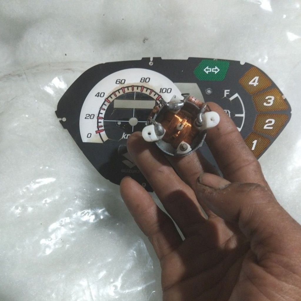 Mesin Amper Bensin Spedometer Suzuki Smash Titan Original Fungsi Normal Second