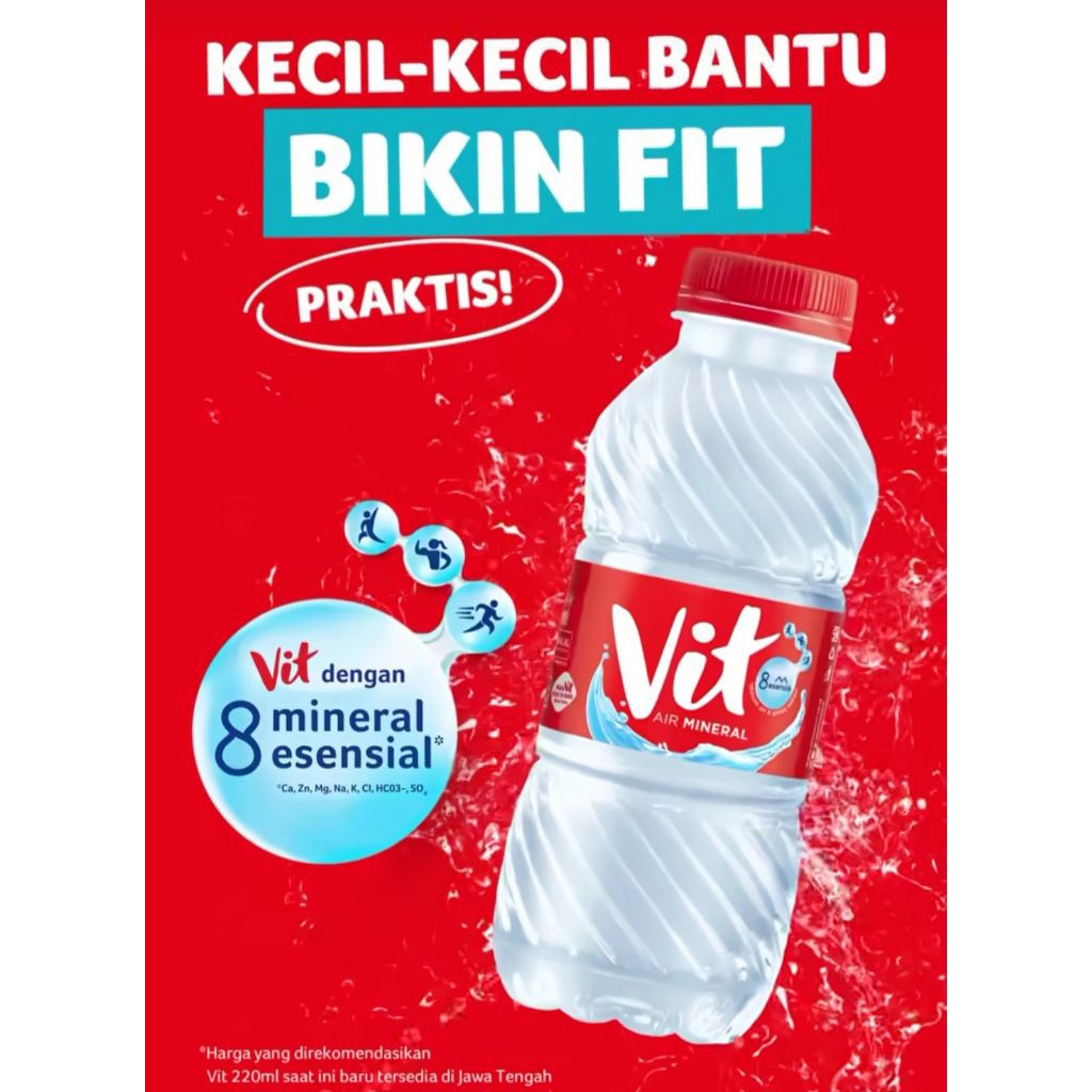 

VIT BOTOL MINI 220ML ISI 24