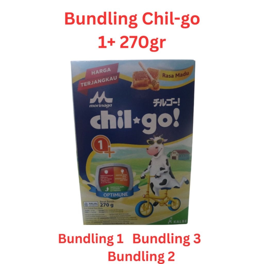 

Susu Chil Go 1+ 290gr | Bundling 1 2 3 | Susu Anak Original Hemat