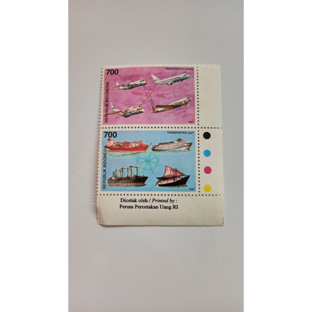 

Perangko Seri Transportasi Laut dan Transportasi Udara Tahun 1997