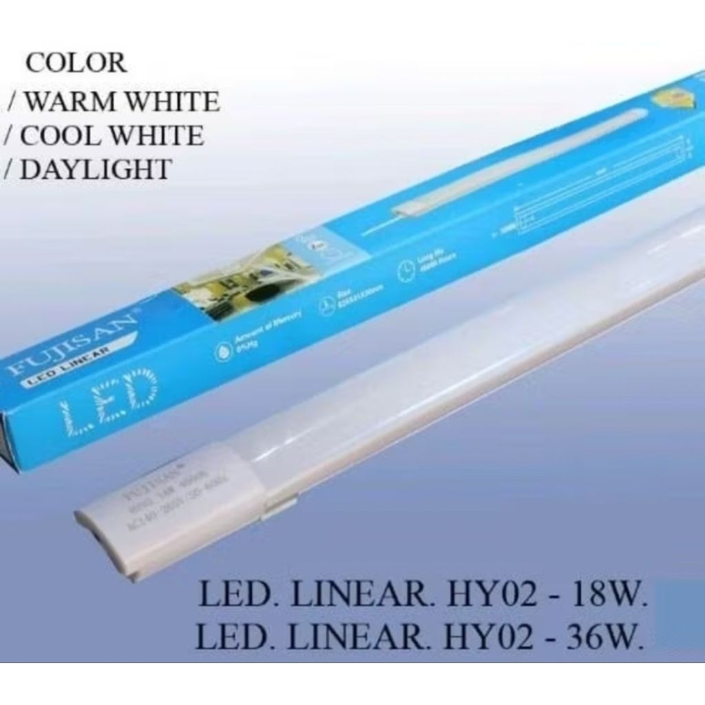 LAMPU TL FUJISAN LED 18WATT WARM WHITE / LAMPU TL FUJISAN 18W KUNING 60CM