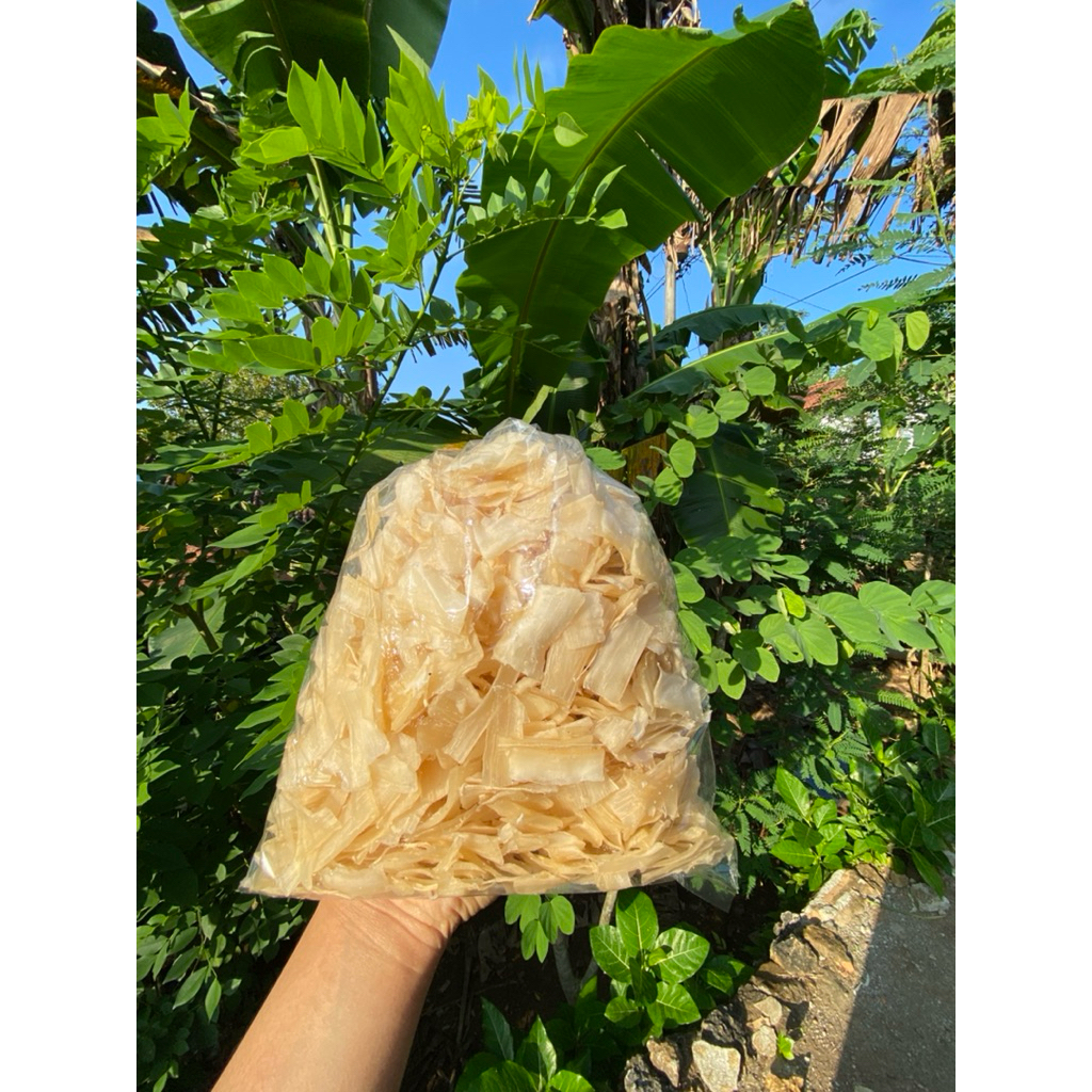 

manggleng singkong mentah 500gr - krecek singkong mentah - kerupuk singkong mentah