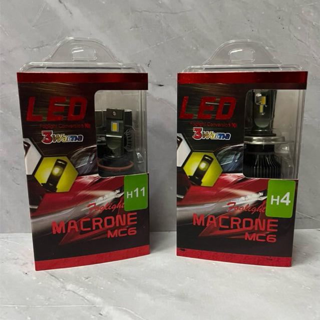 Lampu LED 3 Warna Macrone MC6