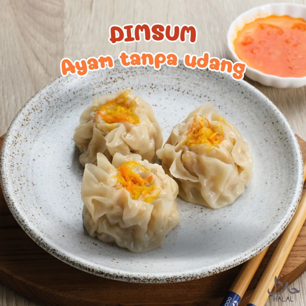

DIMSUM AYAM ORIGINAL PREMIUM TANPA CAMPURAN SEAFOOD / DIMSUM FROZEN
