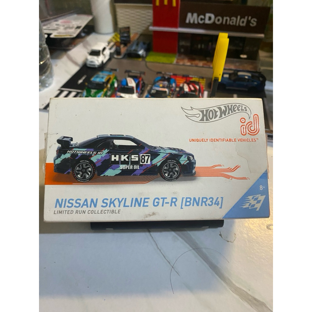 Hot Wheels ID NISSAN SKYLINE GT-R [BNR34] HKS