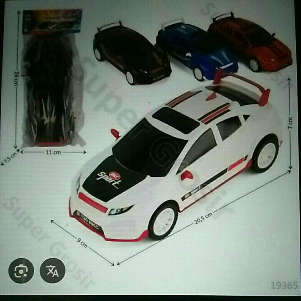mainan anak mobil sedan kecil RKC