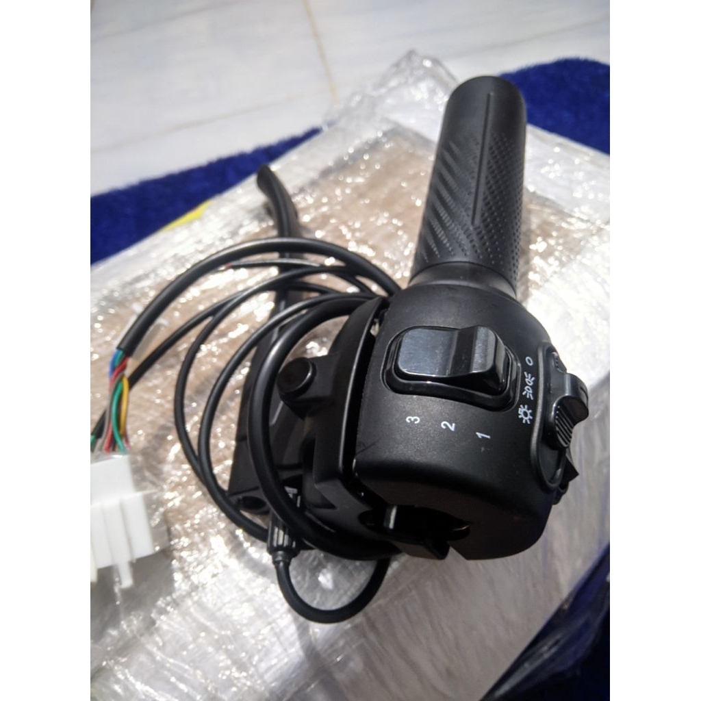HANDLE TROTHLE GAS sepeda listrik ORIGINAL EXOTIC PASIFIC VARILUX/PRO DAN UNIVERSAL SEPEDA LISTRIK S