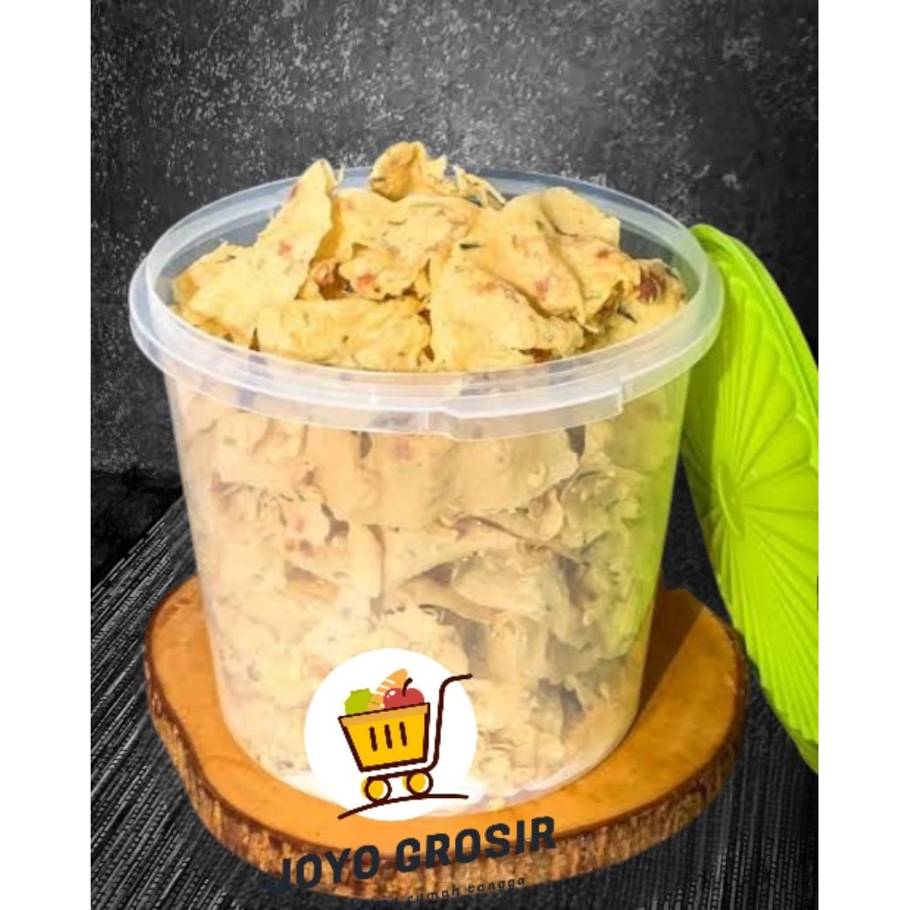 

Peyek Kacang & ebi JUMBO renyah tanpa bahan pengawet FREE toples