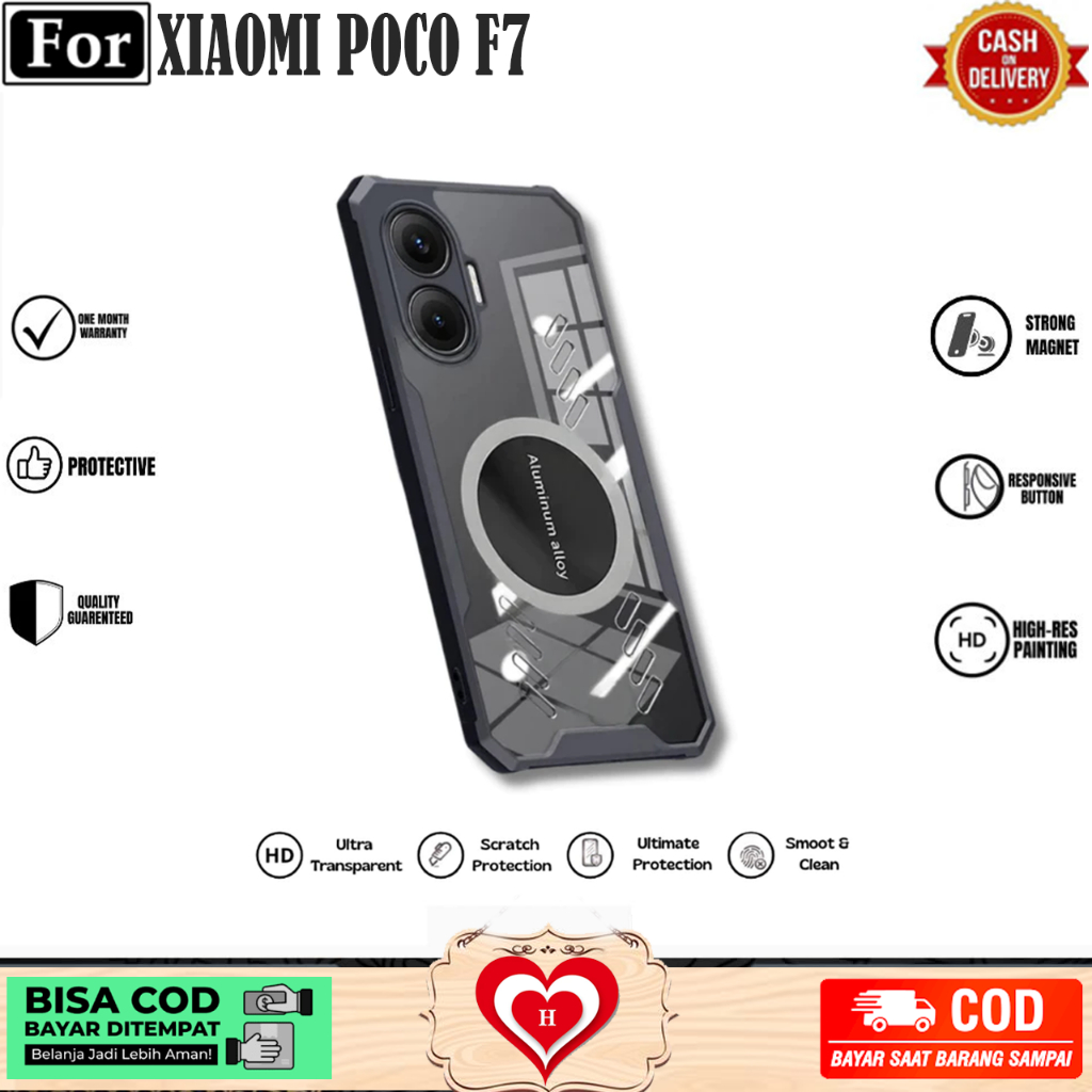 Case Cooling XIAOMI POCO F7 Casing Gaming Magsafe Fan Heat Cooler