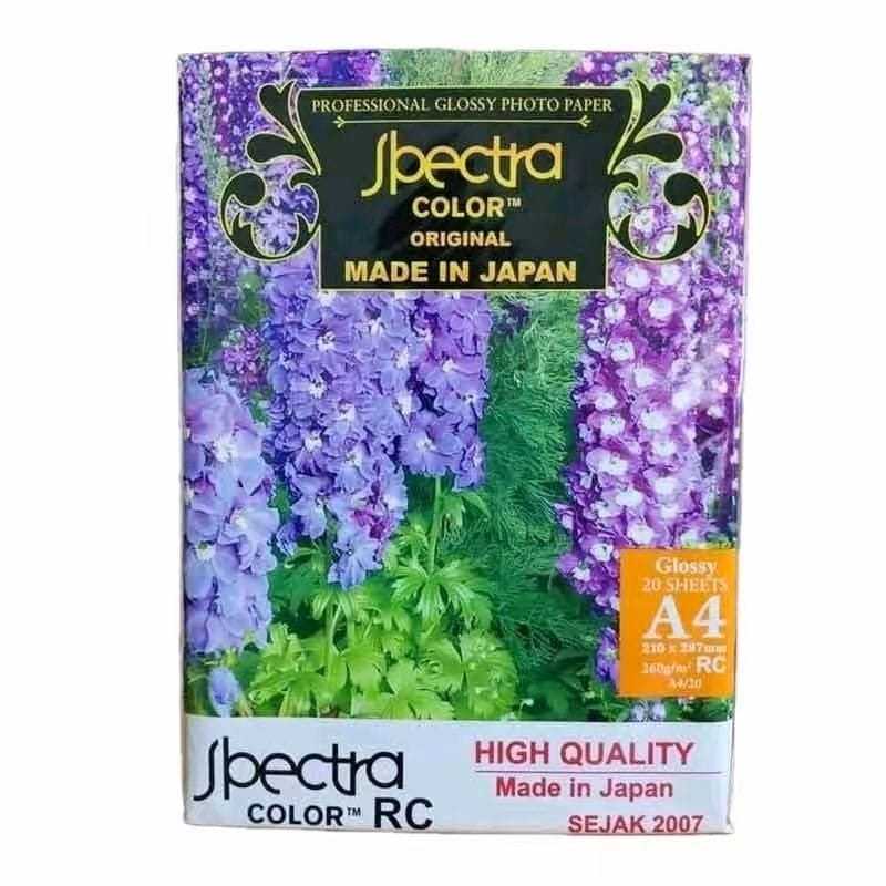 

Spectra Glossy Photo Paper [A4/ 260 gsm/20 Sheets]