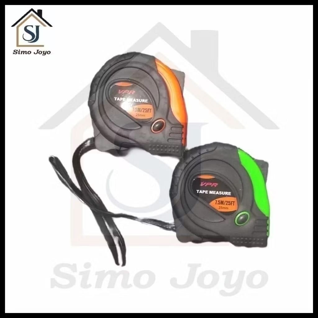 Ecer Meteran Bangunan / Meteran Tukang VPR 7,5 Meter