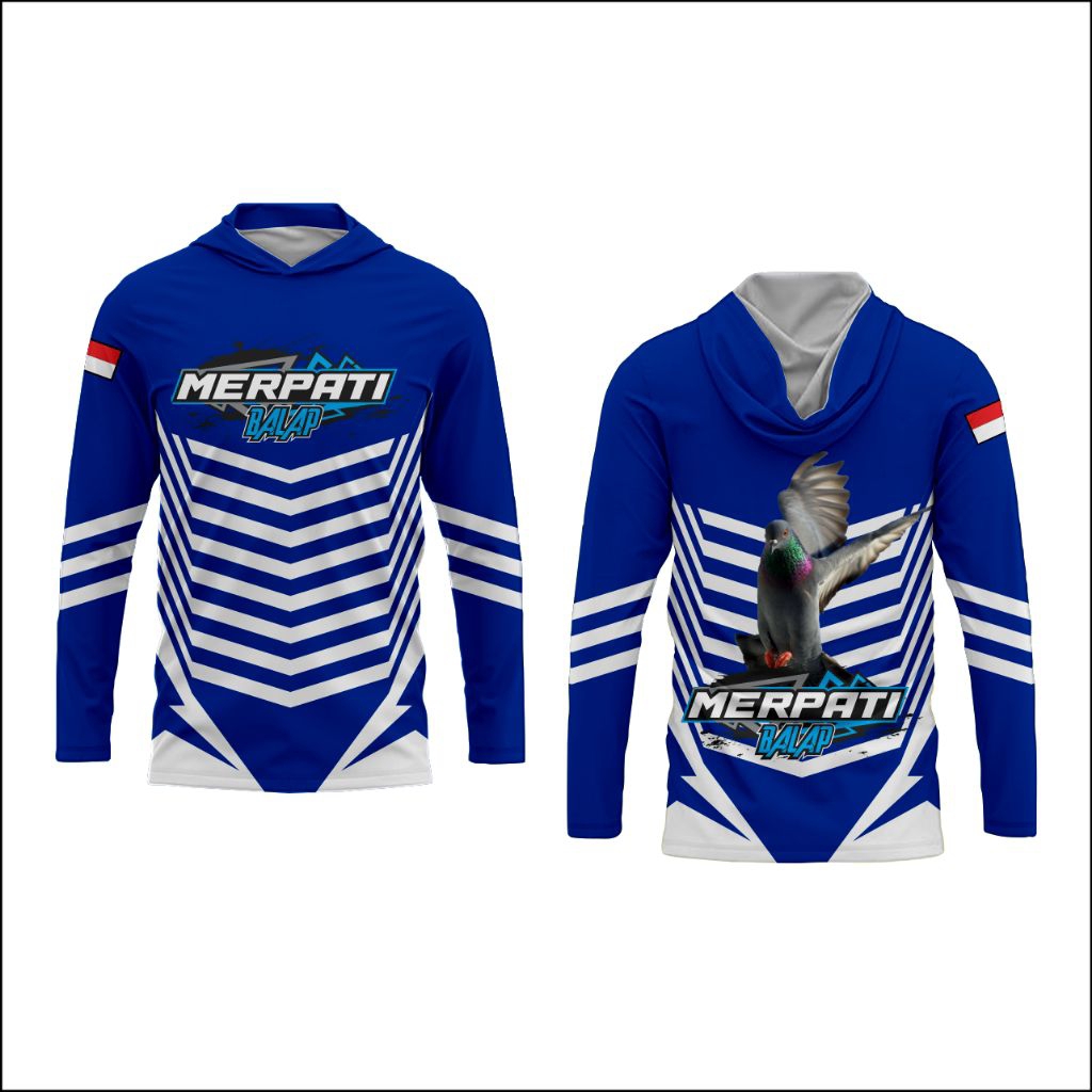 Baju Merpati Balap Lengan Panjang Jersey Merpati Kolong Full Printing Dryfit