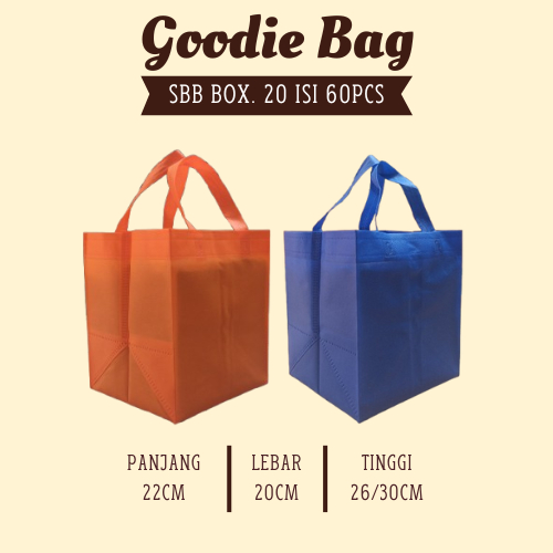 

Tas Spunbond Box Isi 60pcs – Cocok untuk Hajatan & Seminar