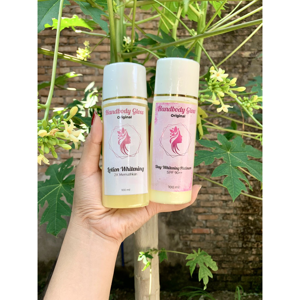 Hb glow malam+Hb glow siang spf 90++