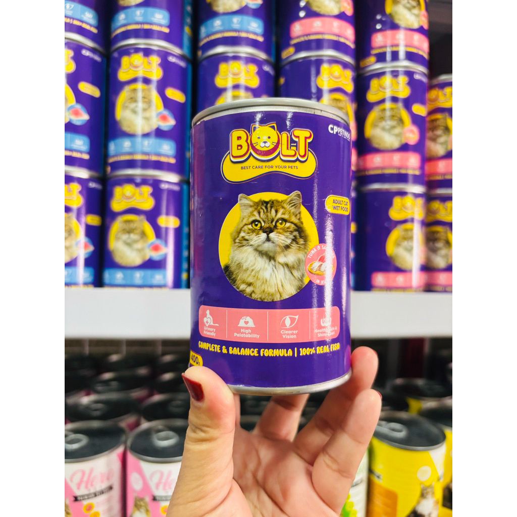 

BOLT Tuna & Sarden kemasan kaleng 400 gram