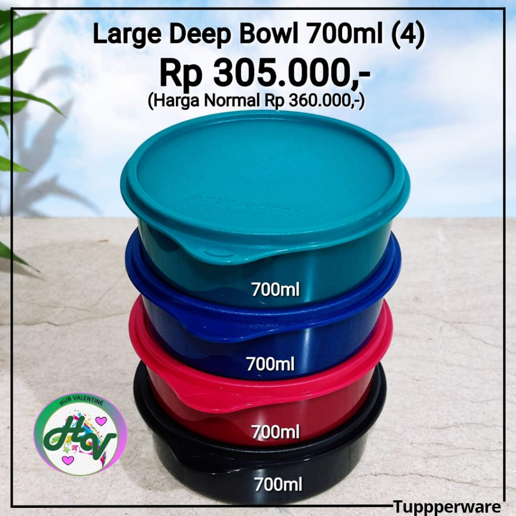 LARGE DEP BOWL 700ML TUPPERWARE