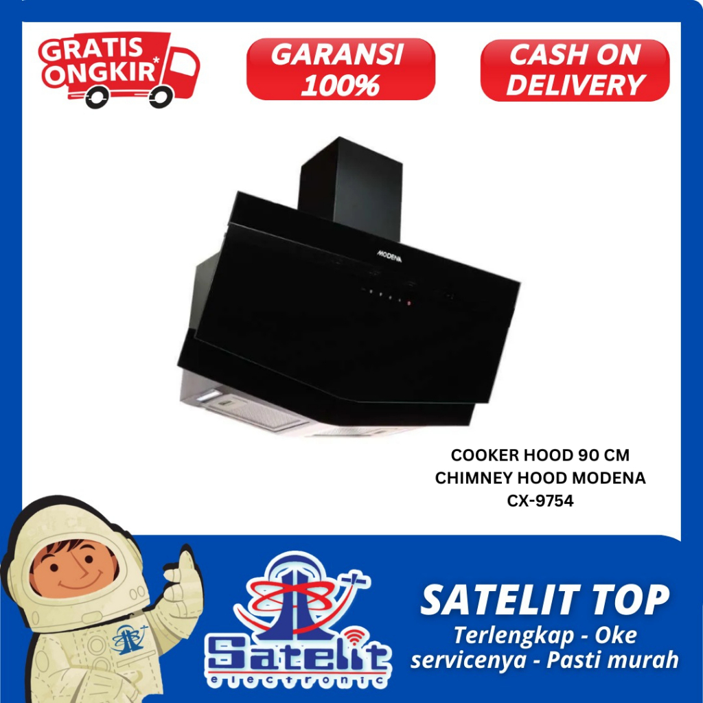 COOKER HOOD 90 CM CHIMNEY HOOD MODENA CX-9754