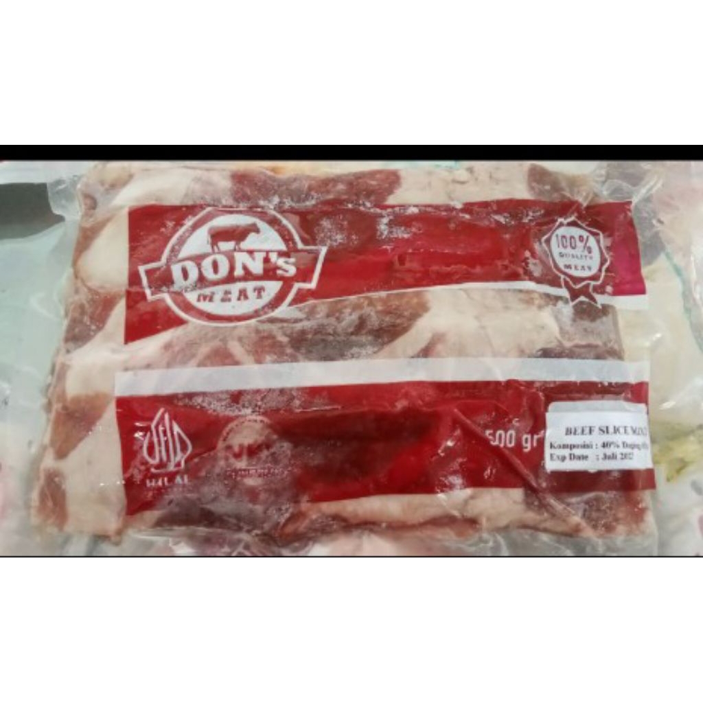 

BEEF SLICE MIX FAT 500GR