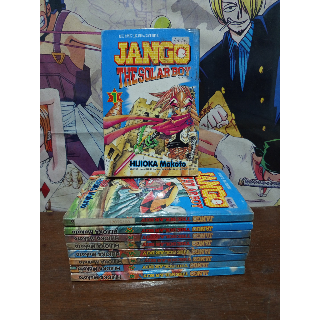 KOMIK JANGO THE SOLAR BOY  SET 1-8/ BEKAS