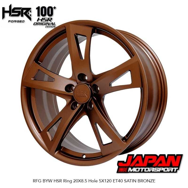 HSR FORGED > VELG RACING RFG BYW R20 H5X120 BMW MINI BYD DLL