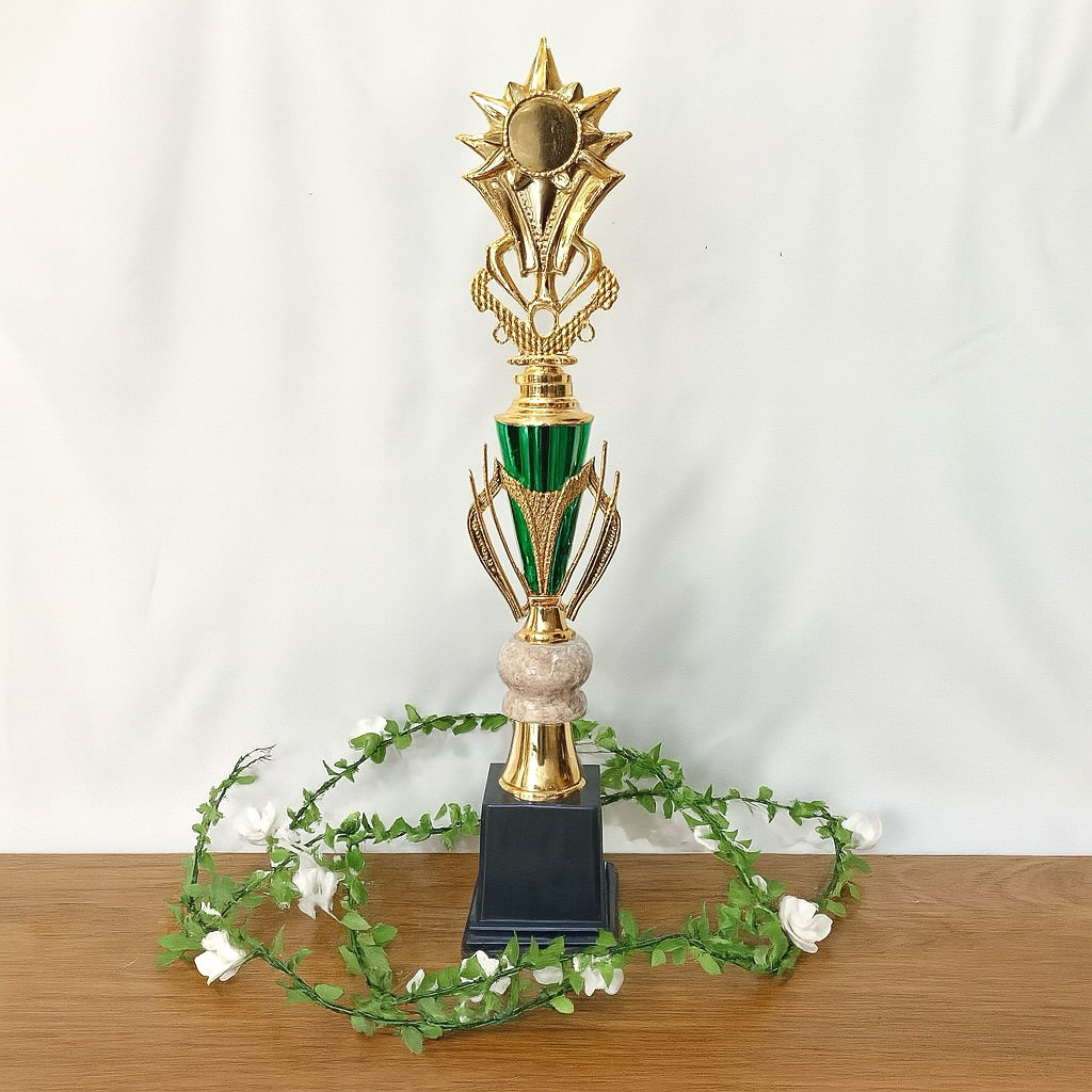 PIALA OSLO KECIL HIJAU | PIALA SET DAN SATUAN | PIALA MURAH