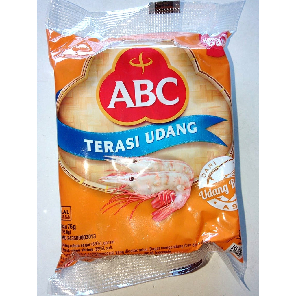 

ABC TERASI UDANG Rebon 76gr | 1 Pack Isi 20pcs – Bumbu Masakan Khas Indonesia