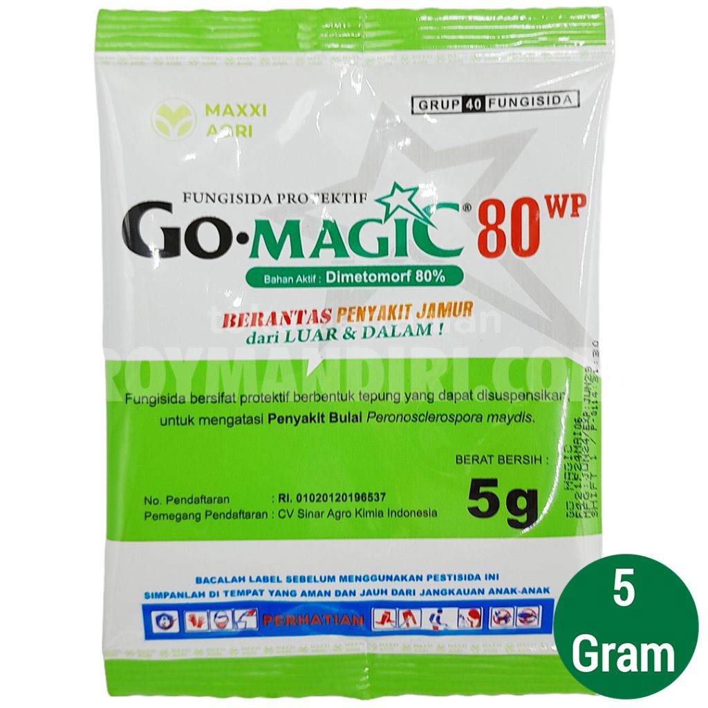 FUNGISIDA GO MAGIC 80 WP 5 GRAM