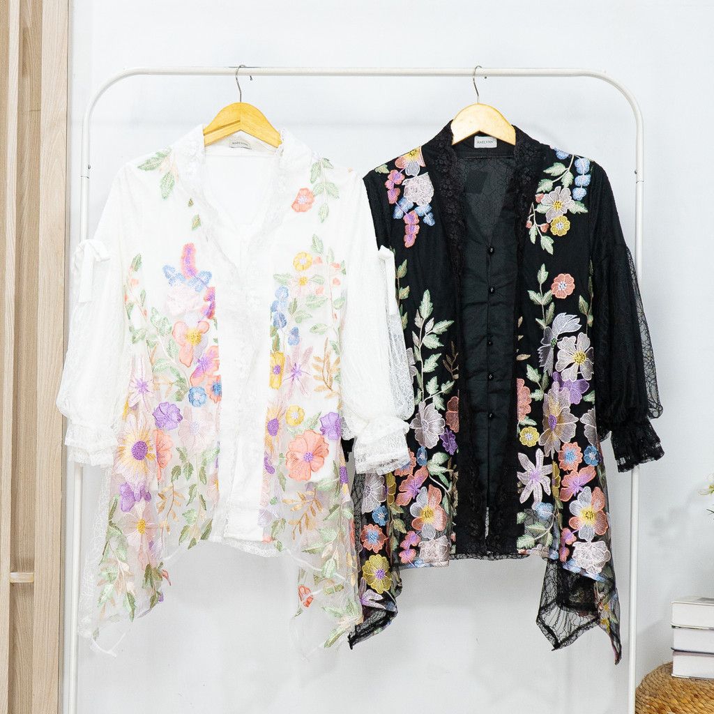 KIFARU BLOUSE | BLOUSE TILE | ATASAN BRUKAT WANITA | KEBAYA MODERN