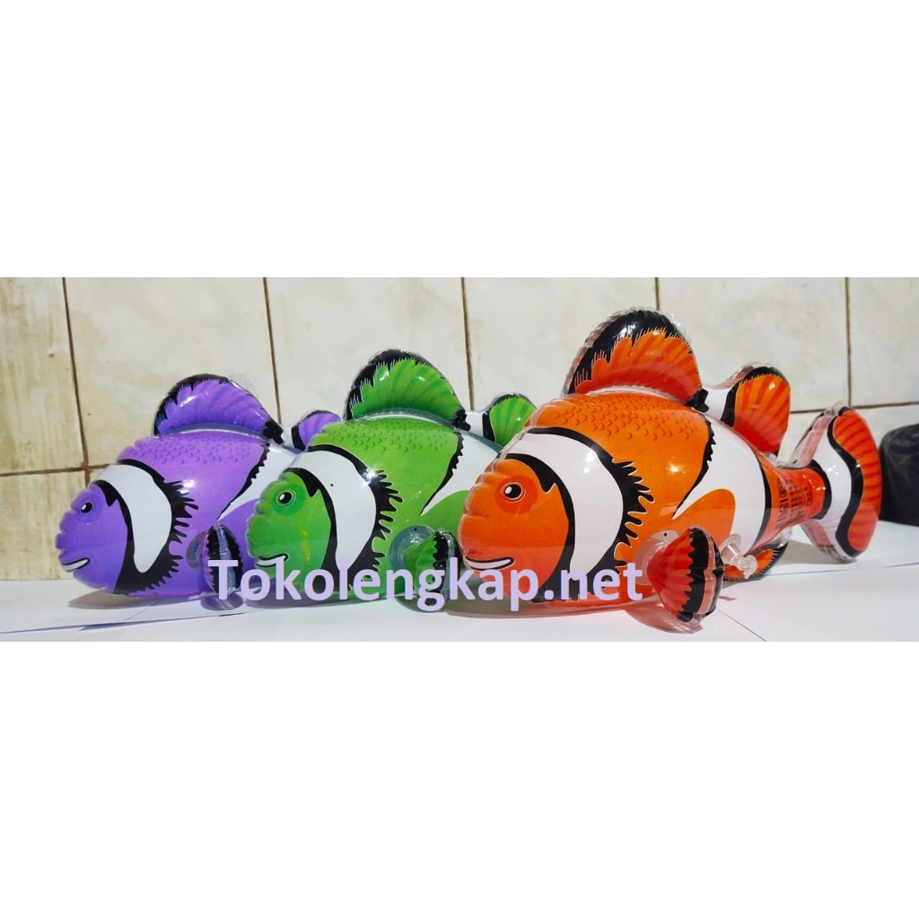Mainan Anak Balon Tiupan Boneka Ikan Nemo Bahan PVC SNI