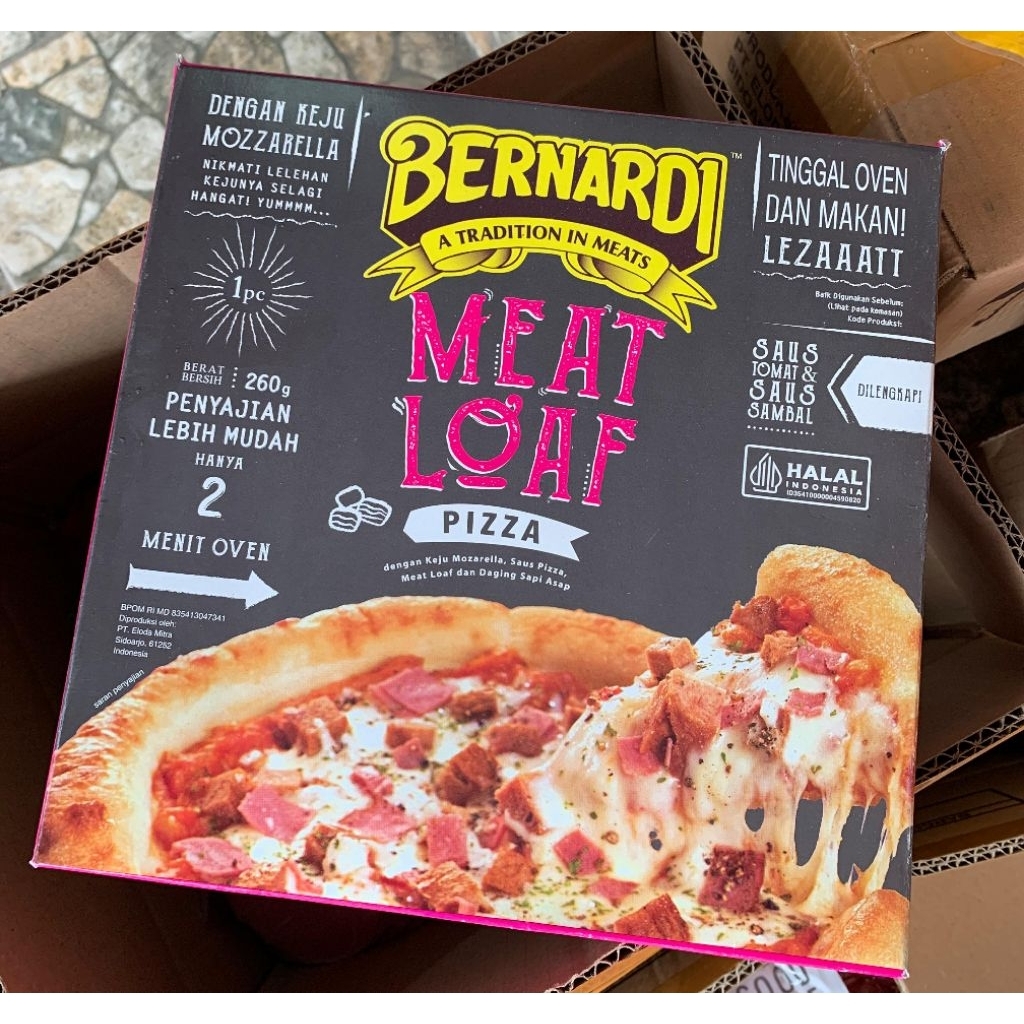 

BERNARDI MEAT LOAF PIZZA DENGAN KEJU MOZZARELLA 260GR