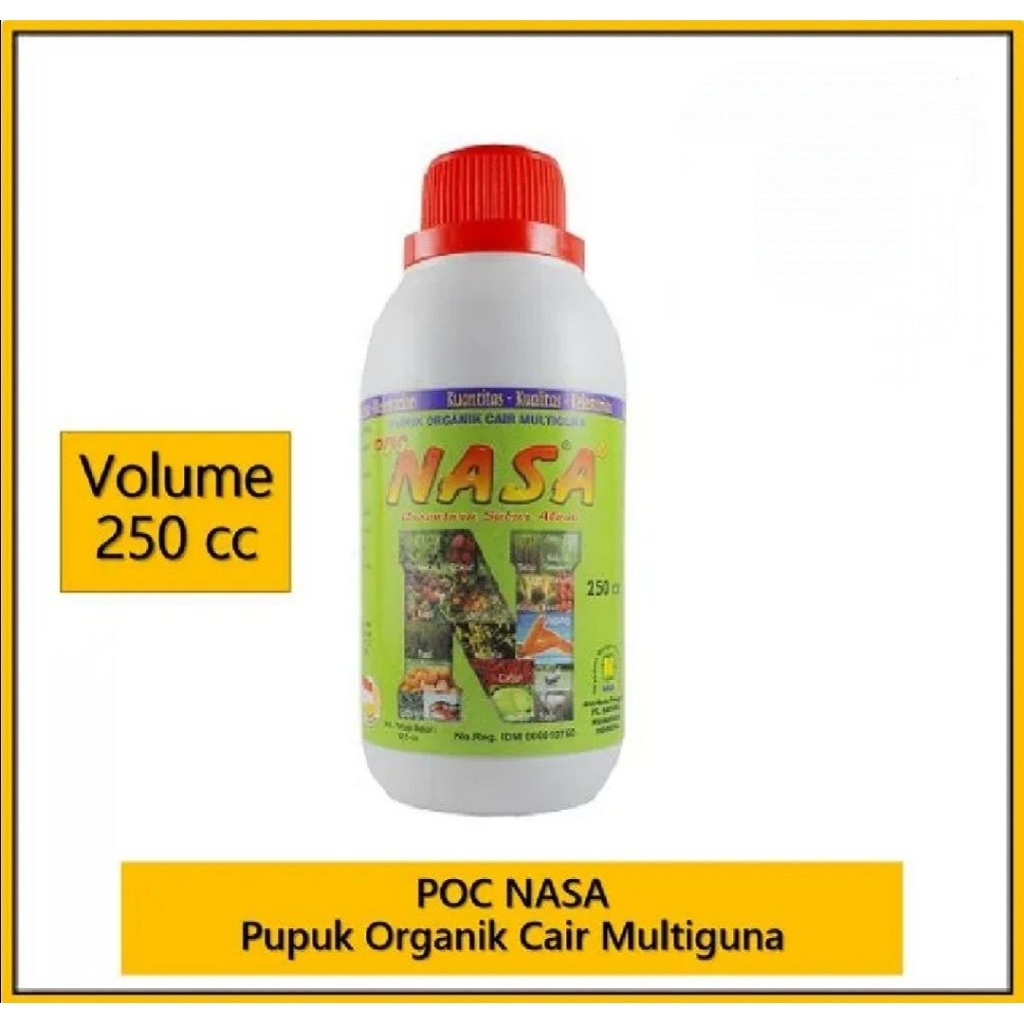 Pupuk Organik Nasa  Penyubur Tanaman 1 liter setara dengan 1 Ton Pupuk Kandang
