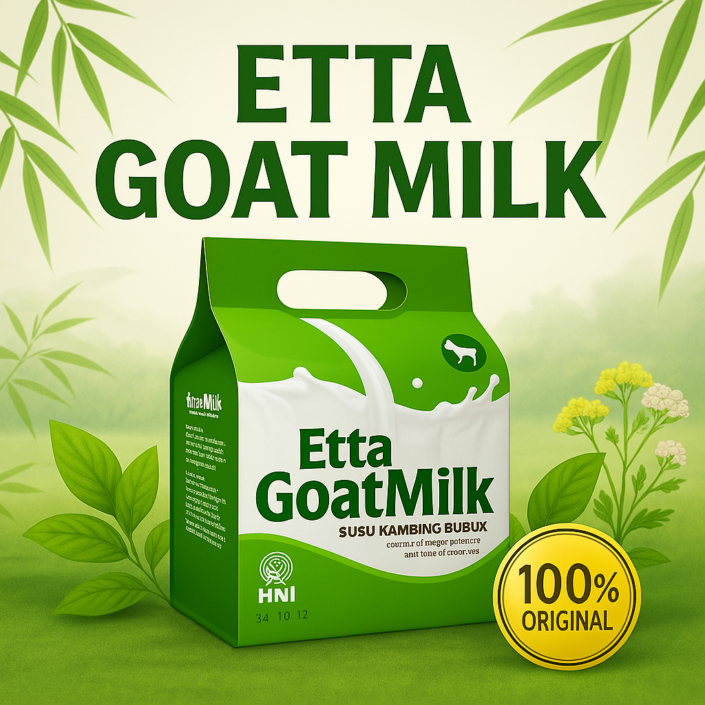 

Etta Goatmilk Susu Etawa Alami Kaya Manfaat untuk Tulang & Pencernaan