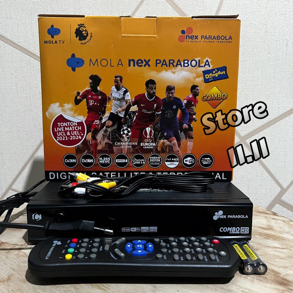 RECEIVER NEX PARABOLA COMBO KUNING