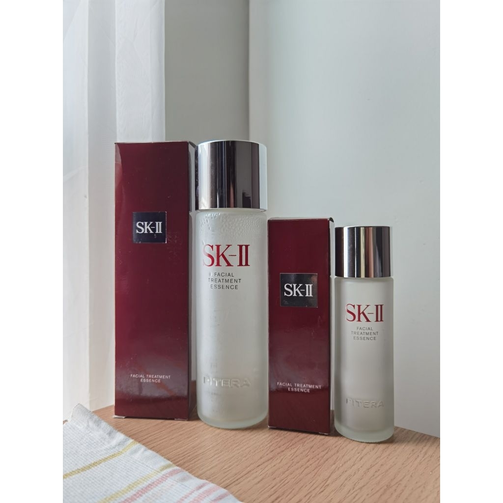Botol kosong SKII Clear Lotion 230ml + box / Botol kosong SKII FTE 75ml + box / botol skii clear lot